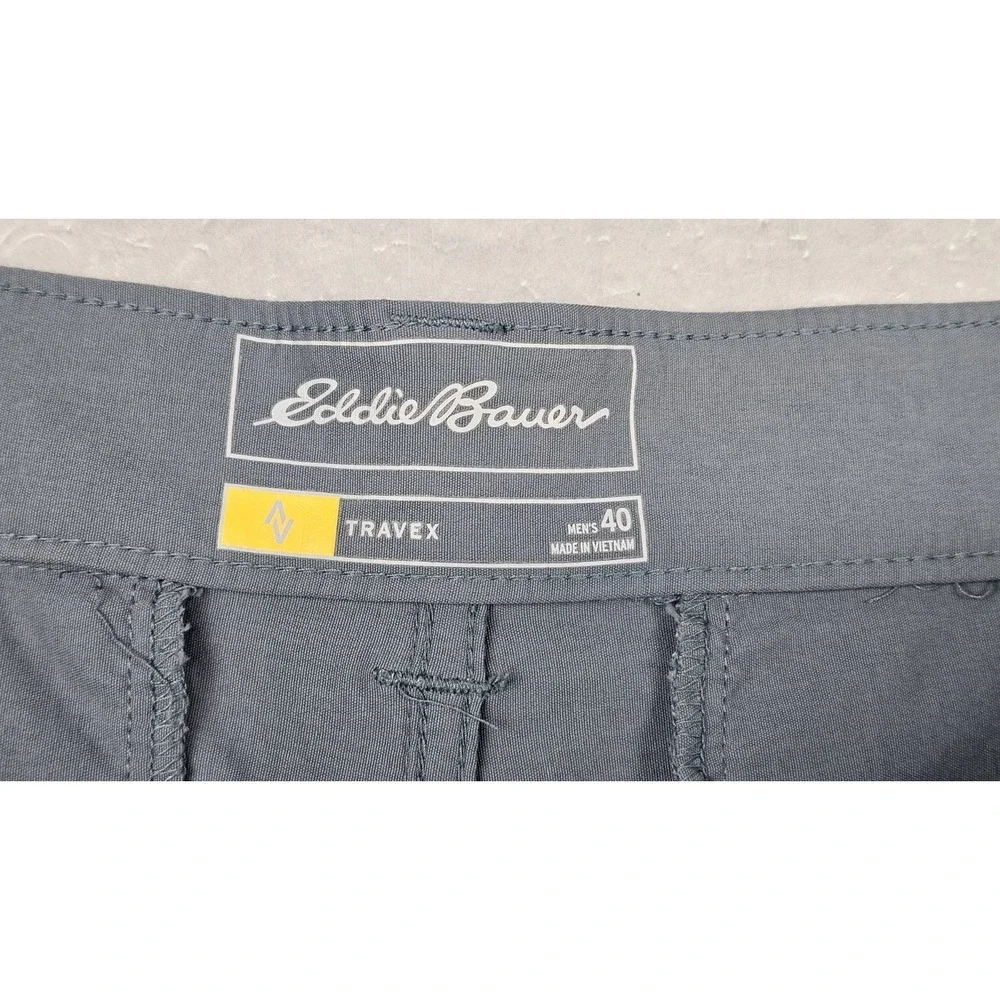 Eddie Bauer Shorts Mens 40 Gray Travex Horizon Guide Stretch Hiking Outdoor